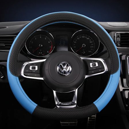 D-formad bilrattkåpa kompatibel med VW Jetta 6 2017-2021 Golf 7 Scirocco Bettle 2012-2021 Tiguan 2019 2020 biltillbehör