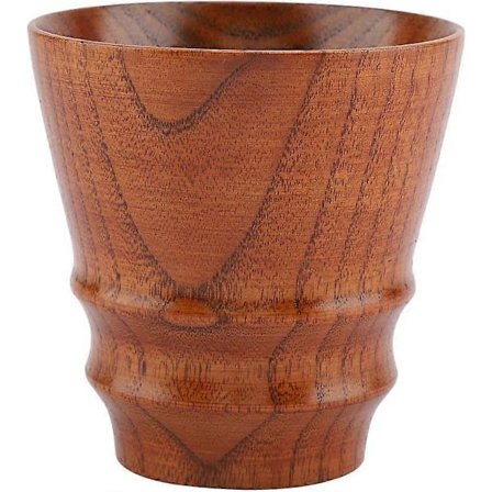 Bambukoppar, hälsosam träkopp elegant kaffe mjölk vatten drickskoppar multifunktionell träölmugg