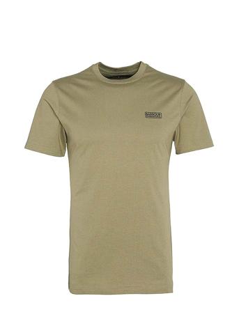 B.intl International Small Logo Tee Designers T-shirts Short-sleeved Khaki Green Barbour