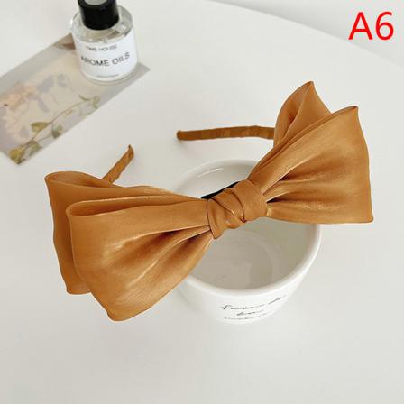 N Version Sweet Gentle White Mesh Bow Pannband Kvinna French St