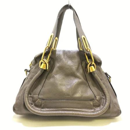 Chloé Pre-owned, Leather Paraty Bag Beige, Dames, Maat:ONE Size
