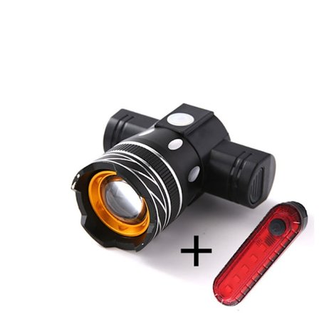 150 lumenin vedenkestävä, latautuva etuvalaisin pyörään, 3-5 tunnin LED-valo