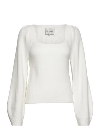Mwjune Siga Knit Blouse White My Essential Wardrobe