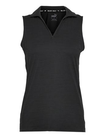 W Cloudspun Coast Sl Polo T-shirts & Tops Polos Musta PUMA Golf