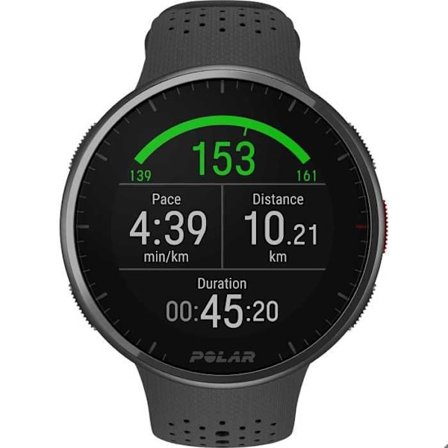 Klocka - Plast, Silikon Grå - Polar - 900102178