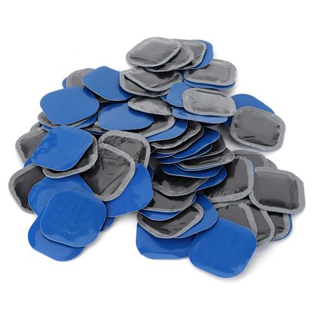 80 stk Dekkplaster Dekkpunkturreparasjon Gummistav Verktøy 45x45mm Universal for Bil Motorsykkel