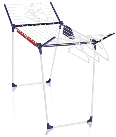 Leifheit Tørkestativ Pegasus-200 Comfort Hvit-Blå 167x66xH107