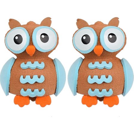 2 Stycken Bilantennbollar Uggla Antenn Topper Boll EVA Skum Antennboll för Bildekorationsbollar