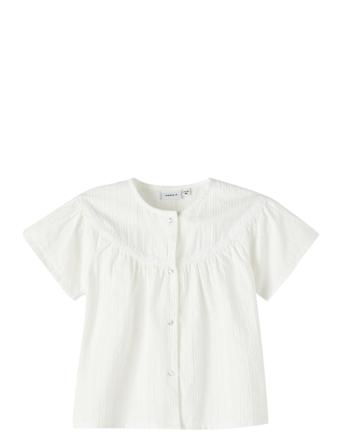Nmfhilla Ss Shirt White Name It