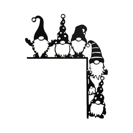 Jule Dørkarm Dekoration Sødt Jule Dørhjørne Ramme Dekor