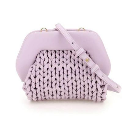 THEMOIRè, clutch Paars, Dames, Maat:ONE Size