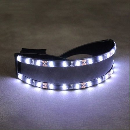 LED Briller Lysende Briller HVID