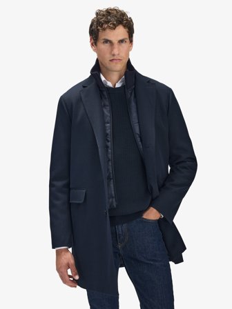 John Henric Men's Navy Blue Single Coat Elvas Size 48
