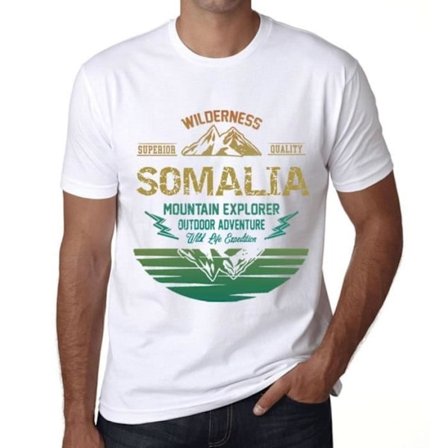 T-shirt herr Outdoor Adventure Wild Nature Mountain Explorer Somalia – Outdoor Adventure, Wilderness, Mountain