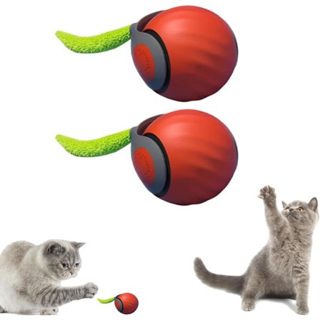 2.0 Kattelegetøj, Interaktivt Kat Smart Bold Legetøj 2.0, Automatisk Strømrullenbold, Indendørs Kat Automatisk Bevægelig Rullenbold, Smart 