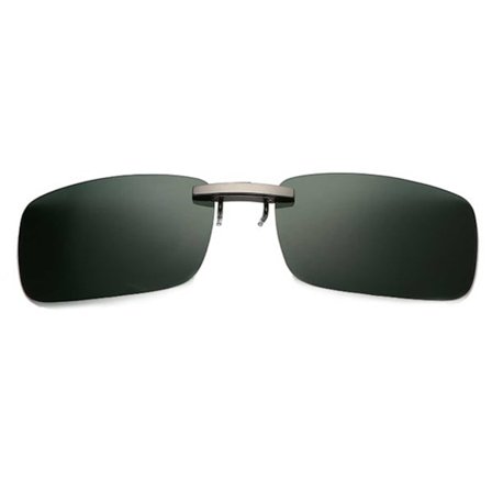 Clip-on solbriller Metal Green 37x59mm