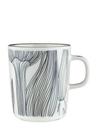 Marimekko Home Kukat Puhkeavat Mug 2,5Dl - White - 25 CL