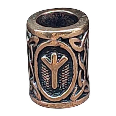 Skäggpärla Run Algiz - 1 - Brons