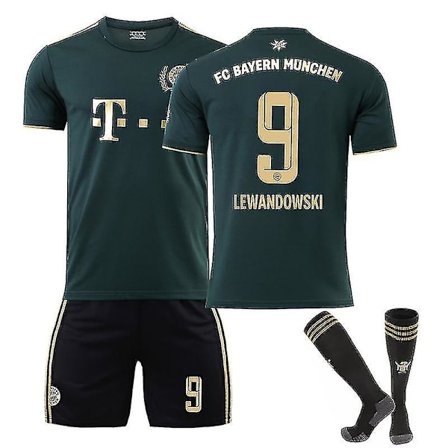 Lewandowski #9 trøje 2022-2023 Ny sæson fodbold T-shirts sæt til børn og unge 2223 Barcelona Hjem Voksne Børn Komfort fodboldtrøjer