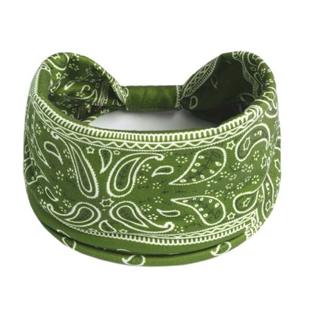 Boho Knot Turbans Yoga Elastic Head Wrap Printed Pannband