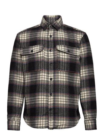 Slhloosepablo Ls Check Overshirt W Paita Rento Casual Monivärinen/Kuvioitu Selected Homme