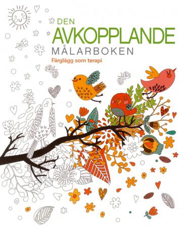 Den avkopplande målarboken - Bok - Häfte