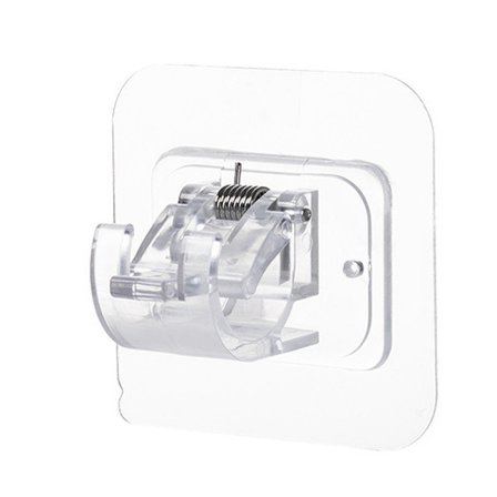 Selvklæbende gardinstangbeslag Transparent