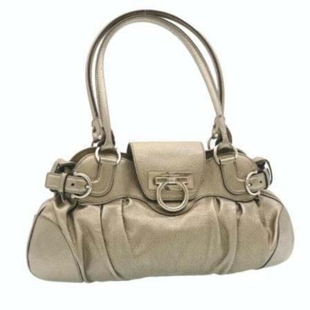 Salvatore Ferragamo Pre-owned, Handbag Grijs, Dames, Maat:ONE Size,leer