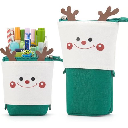 Sød pop-up penalhus stående pennetaske teleskopisk pen P