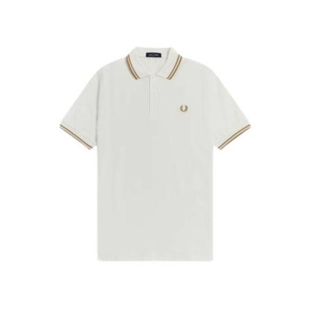 Fred Perry Polo Shirts Hvid, Herre, Størrelse: M