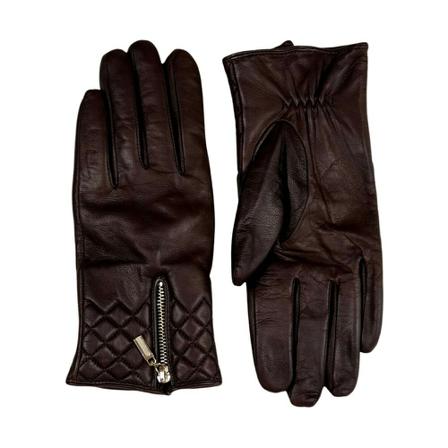 Levinsky Accessories Brun, Dame Handsker, Størrelse: 8 1/2 IN