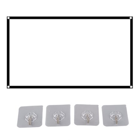 16:9 Kannettava HD-projektorikangas Taitettava projektiokangas Polyesteri kotitoimistoon 60 tuumaa