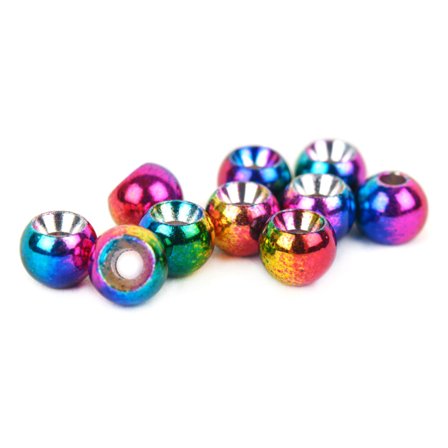 Brass beads 2.8mm - Rainbow