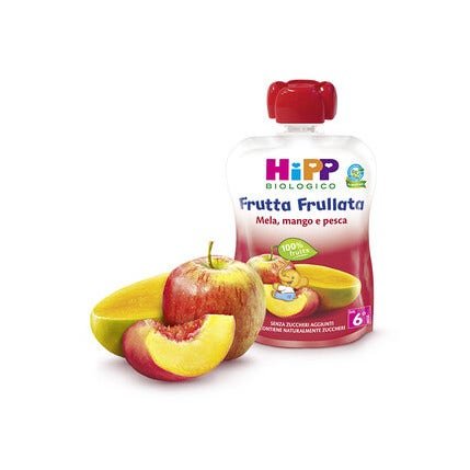 Hipp Frutta Frullata Mela Mango e Pesca 90 g