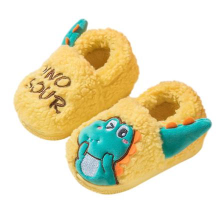 Unisex Slip On Vinter Sko Flat Plysch Tofflor