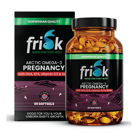 Frisk Arctic Omega-3 Gravid, 80 stk.