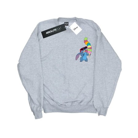 Disney Boys Lilo And Stitch Glasspinne Sweatshirt 5-6 År Spor