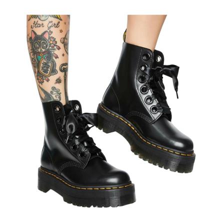 Dr. Martens, Laced Shoes Czarny, Kobieta, Rozmiar: 37 EU