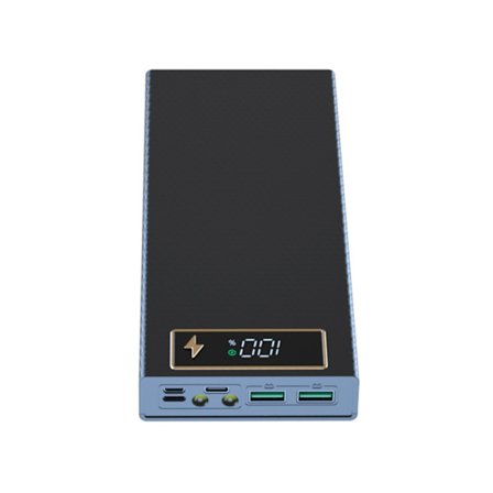 DIY Power Bank-veske med 22,5 W hurtiglading, 15 W trådløs lading 8x18650 batteriholderboks digital skjerm