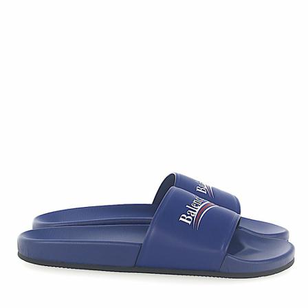 Balenciaga Sliders , Blauw , Heren , Maat: 40 EU
