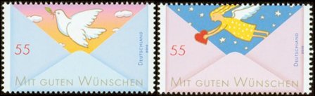 Tyskland - Posten 2010 - Postfrisk sæt 2v