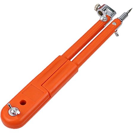 Præcisionsjusterbar Diameter Tømrerkompas Til Træmarkering Og Skrivning, Lille 25cm