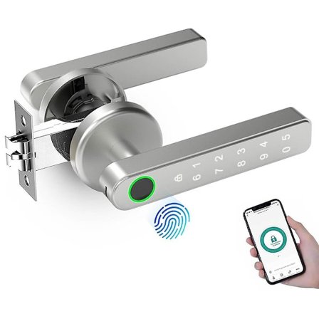 Smart Dørlås, Fingeravtrykk Dørlåssett, Tastaturlås for Kontor, Hotell og Hjemmesikkerhet