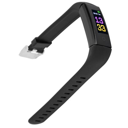 Sports Armbåndsur Multifunktion Pedometer Smartband Fitness Sundhed USB Opladning Sort