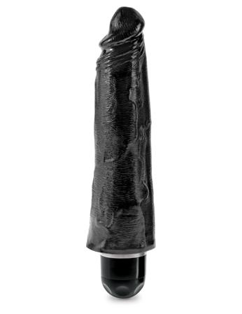 Vibrating Stiffy 21 cm - Black - Vuxen.se - Air pressure stimulator, klitoris vibratorer, dildoer, lystkugler, magic wand & æg.