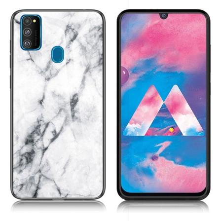 Fantasy Marble Samsung Galaxy M30s cover - Hvid White