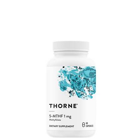 Thorne Research Inc. 5-MTHF 1 mg Folsyra 60 kapslar