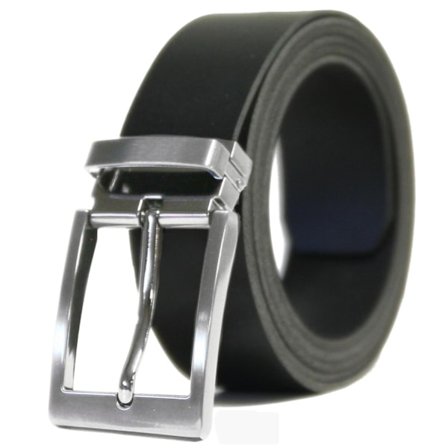 Svart läderbälte XXL Svart