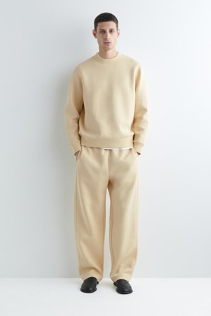 COS Homme Pantalon De Jogging Barrel En Scuba in Jaune