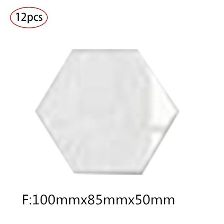 12st sexkantig ram Stereoskopisk spegel väggdekor dekoration